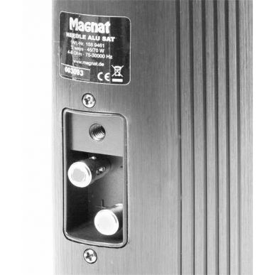 Полочная акустика Magnat Needle Alu Sat black aluminium